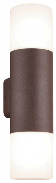 Outdoor Light Brown Hoosic Double Wall Ip44 Rust Trio 222260224