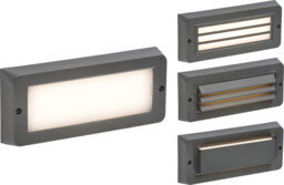 Led Outdoor Surface Mount Brick Wall Light 5w Cct Or Blue