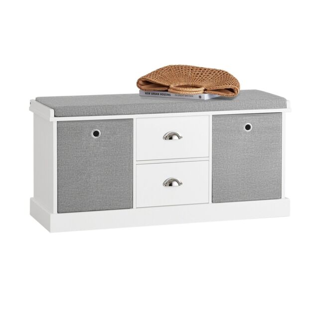 Clearance Sobuy Shoe Storage Bench Cabinet With Baskets And