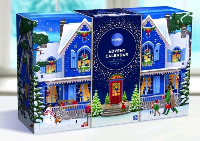 Bnib Beauty Ladies Nivea Advent Calendar 2025 Gift Set 24 Days Full