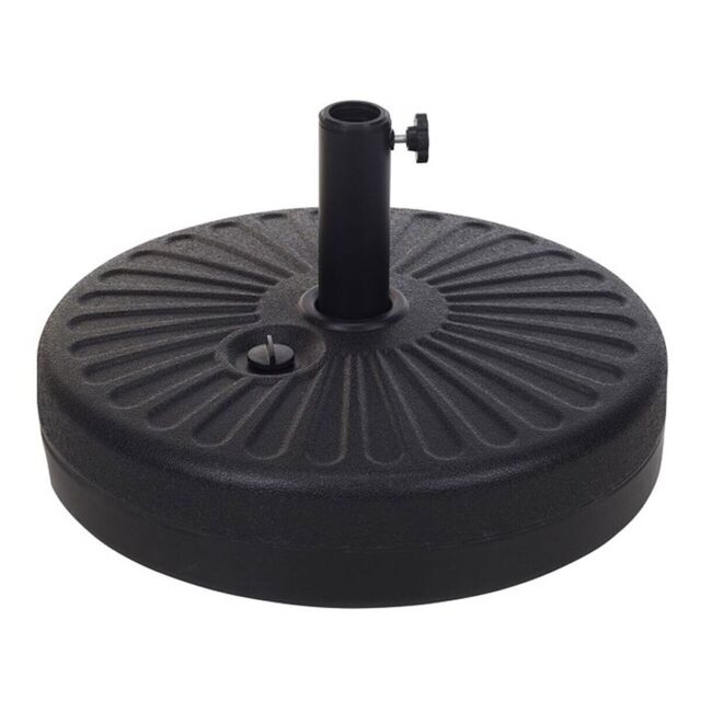 Round Parasol Base, 22l - Black