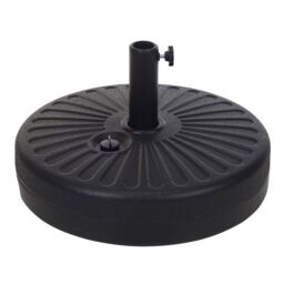Round Parasol Base, 22l - Black