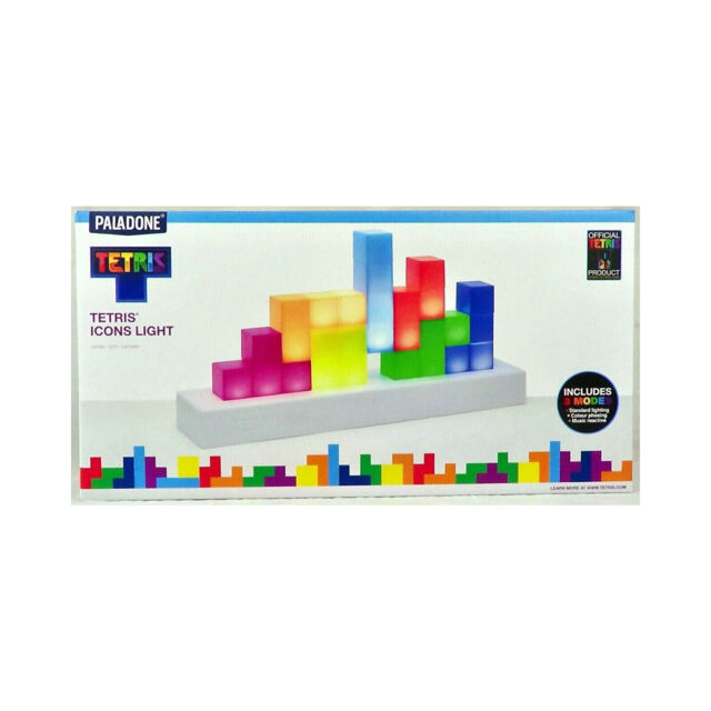 Official Paladone Tetris Icons Light Uk Seller