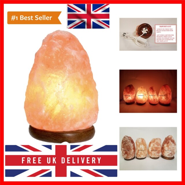 3-5 Kg Prime Quality 100% Himalayan Crystal Rock Salt Lamp Natural