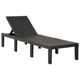 Sun Lounger Outdoor Sunbed Lounge Bed Day Bed Garden Lounger Plastic