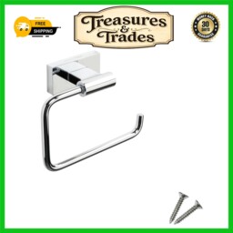 Modern Chrome Stainless Steel Wall Mounted Toilet Roll Holder