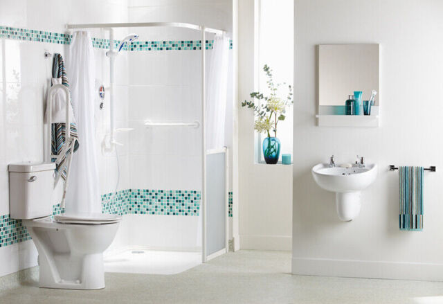 Akw Heavy Duty Shower Curtain 2400mm Wide X 2000mm Drop
