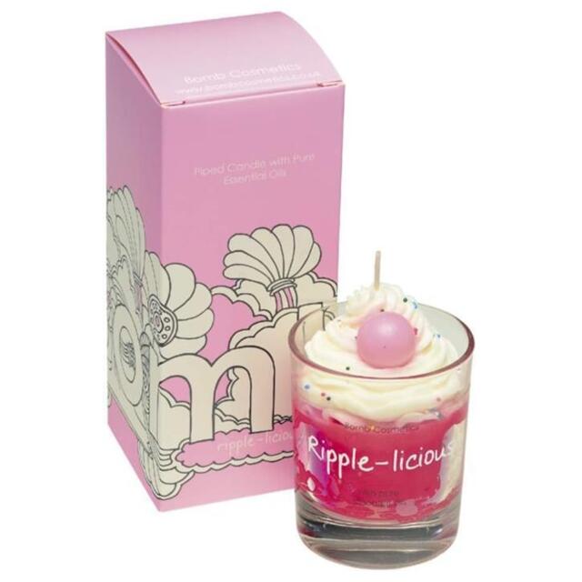 Scented Piped Candle Glass Jar Bomb Cosmetics Ripple-licious Mandarin