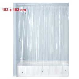 Clear Shower Curtain Peva Bathroom Bath Tub Liner See Through Long