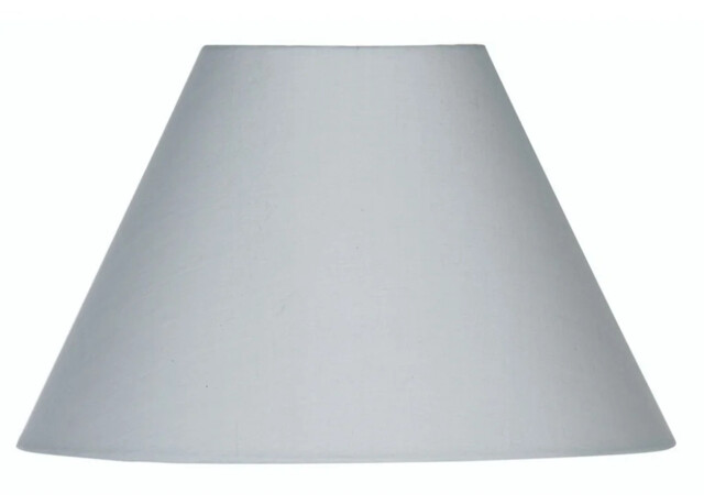 "Lampshade Grey 8"" Coolie Soft Premium Cotton 200mm Oaks Lighting"