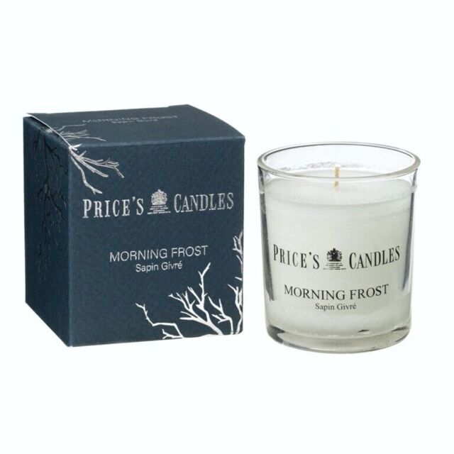 Prices Scented Candle Glass Jar Morning Frost Lbj010684