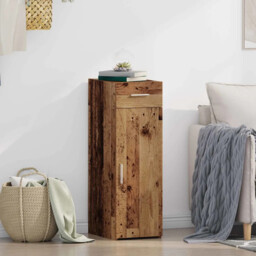 Sideboard Old Wood 30 X 42.5 X 93 Cm Engineered Wood Vidaxl