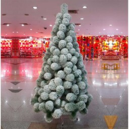 6ft Artificial Christmas Tree Snow Covered Boulder Pine Xmas Home