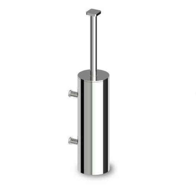 Zucchetti, Soft, Toilet Brush Set, Chrome Finish Zac756