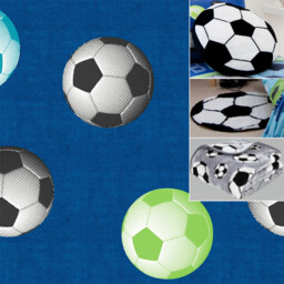 Football Shaped Filled Cushion Throw Rug Footie Fan