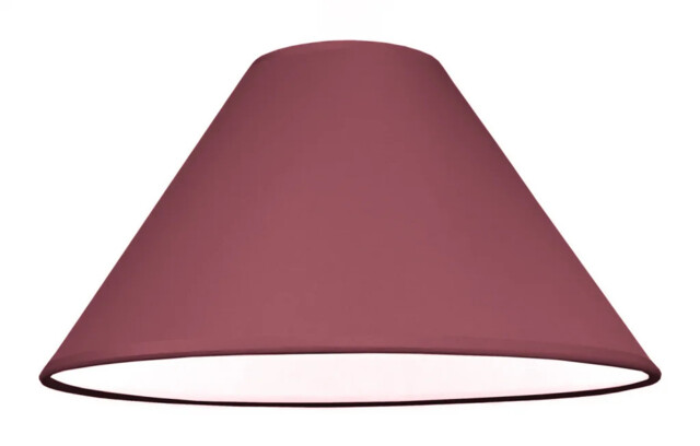 "Lampshade Red 14"" Coolie Burgundy Cotton 355mm"