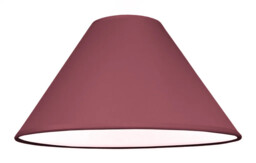 "Lampshade Red 14"" Coolie Burgundy Cotton 355mm"
