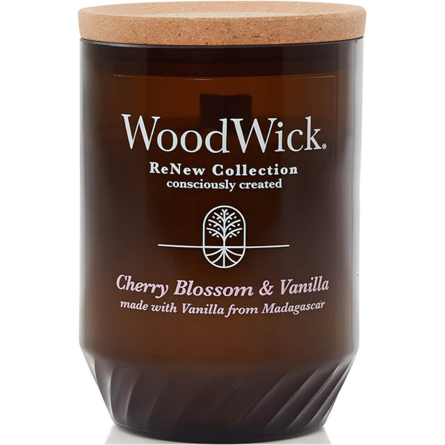 Woodwick Renew Collection Cherry Blossom And Vanilla Large Scented