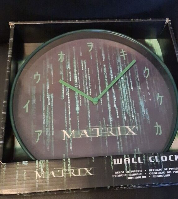 Pyramid International The Matrix Wall Clock (matrix Code) 25cm