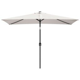 Outdoor Parasol With Metal Pole Garden Umbrella Patio Balcony Parasol