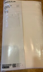Ikea Angslilja Double Duvet Cover & Pillow Cases 200x200cm White