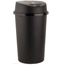 Rubbish Waist Touch Open Lid 45l Black Kitchen Home Dust Recycling