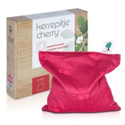 Inatura Cherry Stone Pillow Classic Square Heatable Medium, Red