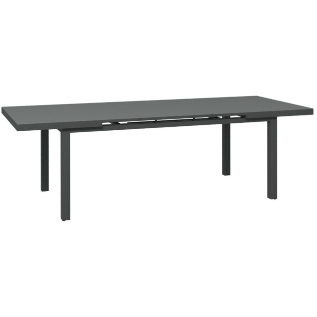 Outsunny Extending Garden Table Outdoor For 6-8 People, Aluminium