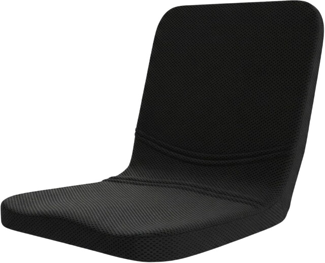 L Shaped Seat Cushion With Lumbar Support Office Chair Ergonomic Black