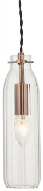 Ceiling Light Copper Hyperion Oaks Lighting 4856/1 Cu