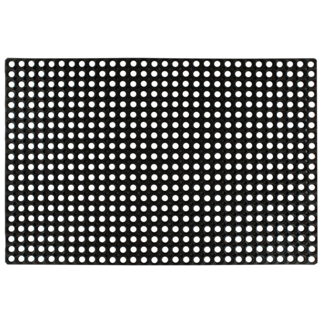 Rubber Mat 80x120 Cm Black 22mm Thick Non-slip Weatherproof Workshop