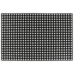 Rubber Mat 80x120 Cm Black 22mm Thick Non-slip Weatherproof Workshop