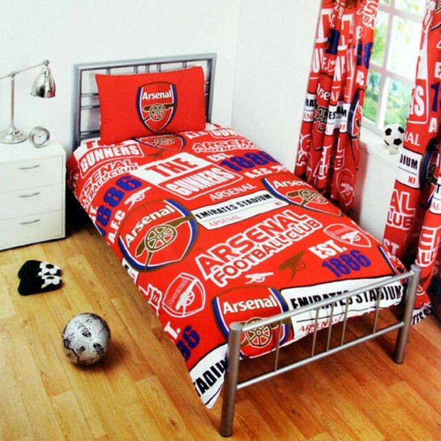 Arsenal Duvet Cover Set Cushion Officially Licensed Selection