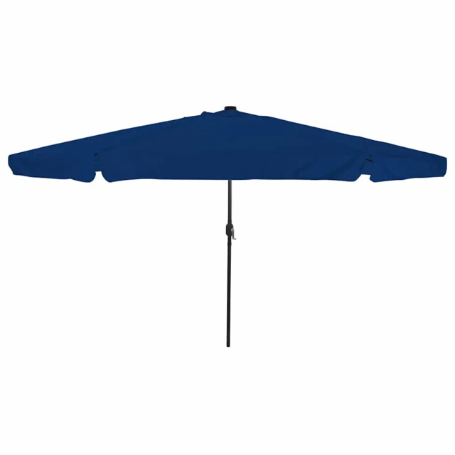 Garden Parasol With Led Strip Lights Polyester Outdoor Shade Summer