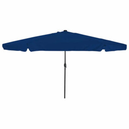 Garden Parasol With Led Strip Lights Polyester Outdoor Shade Summer