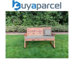 Charles Taylor Wooden Garden 3 Seater Rocker Bench Rocking Chair &