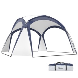 Outsunny Outdoor Gazebo Event Dome Shelter Party Tent For Garden Cream