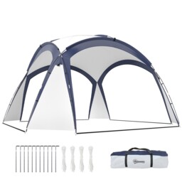 Outsunny Outdoor Gazebo Event Dome Shelter Party Tent For Garden Cream