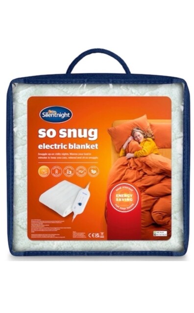 Silentnight So Snug Electric Blanket King - Energy Saving 3 Heat