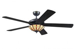 132 Cm 52 Inch Ceiling Fan Light Westinghouse Comet Tiffany Brown With