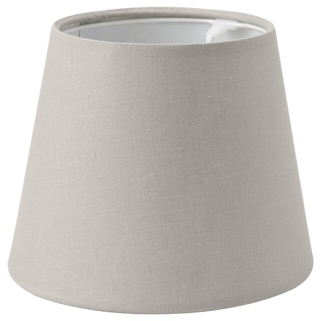 Ikea Skottorp Lamp Shade Light Grey 19cm Textile Flat Pack Table