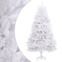 Artificial Hinged Christmas Tree With Stand White 300 Cm Vidaxl