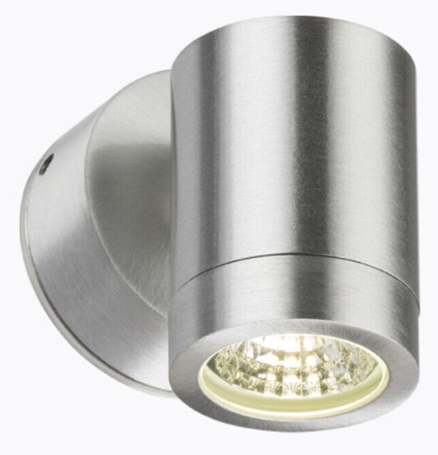 Knightsbridge Led Wall Light Adjustable 4w Ip65 Brush Chrome Lwall1a
