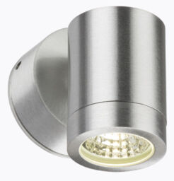 Knightsbridge Led Wall Light Adjustable 4w Ip65 Brush Chrome Lwall1a