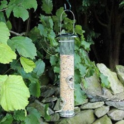 Garden Seed Bird Feeder Hanging Feeding Station Easy Fill 2 Seed