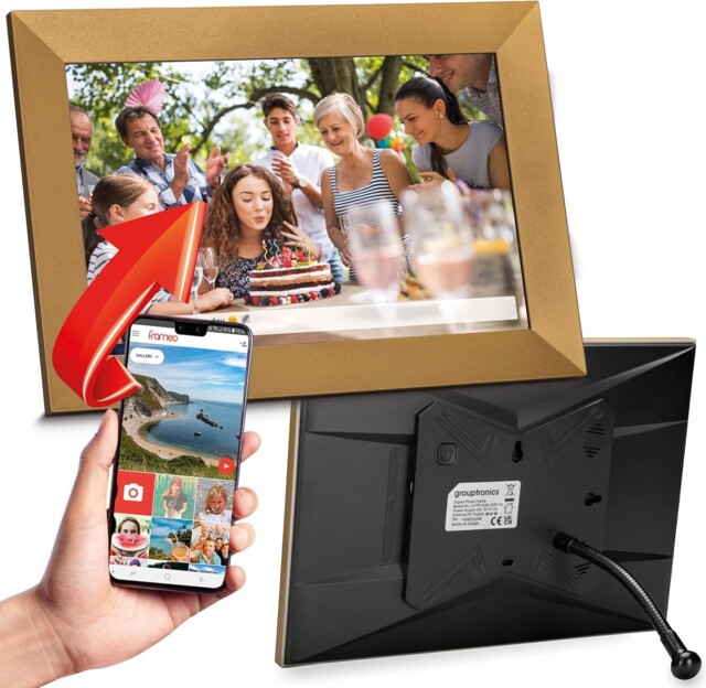 Gallery10 Easy To Use Wi-fi Digital Photo Frame – 10 Inch, 10.1 Inch,
