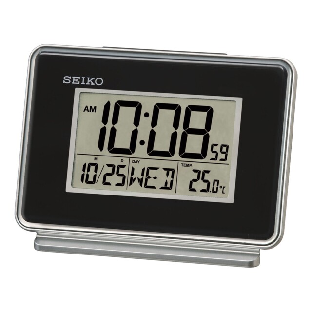 Seiko Digital Alarm 12cm Dual Alarm Clock Qhl068k