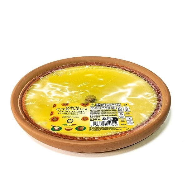 Citronella Large Terracotta Pot Outdoor Garden Candle Insect Repellent
