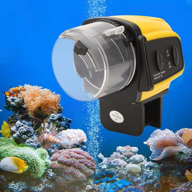 Digital Automatic Electrical Fish Feeder Timer Home Aquarium Tank Food