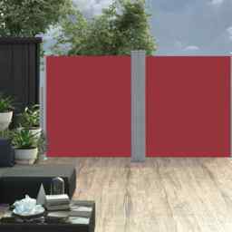 Retractable Side Awning 170x600 Cm Red Vidaxl